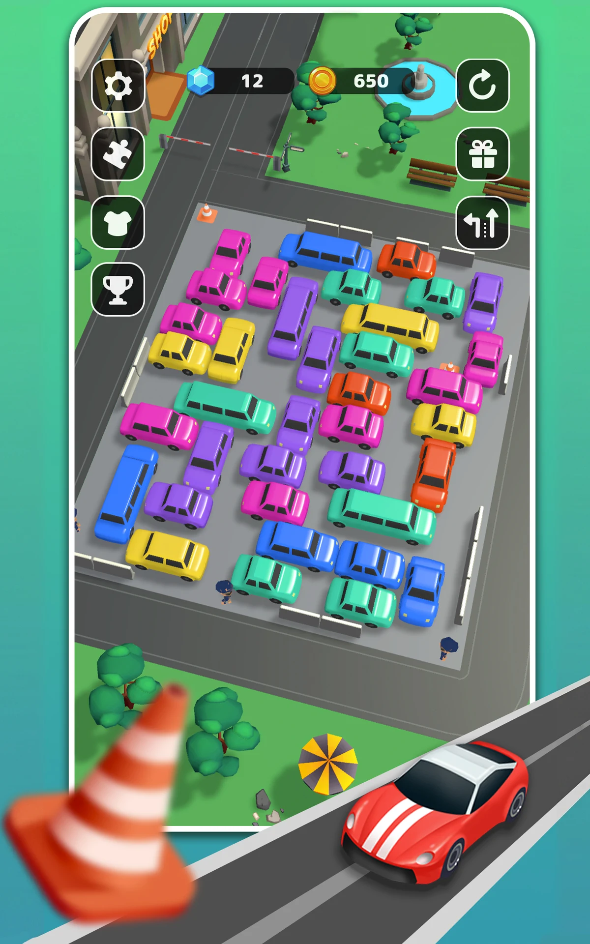 Parking Jam 3D - Car Puzzle screenshot