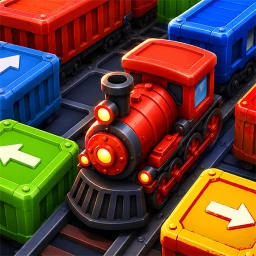 أيقونة Train Car Jam: Cargo Escape